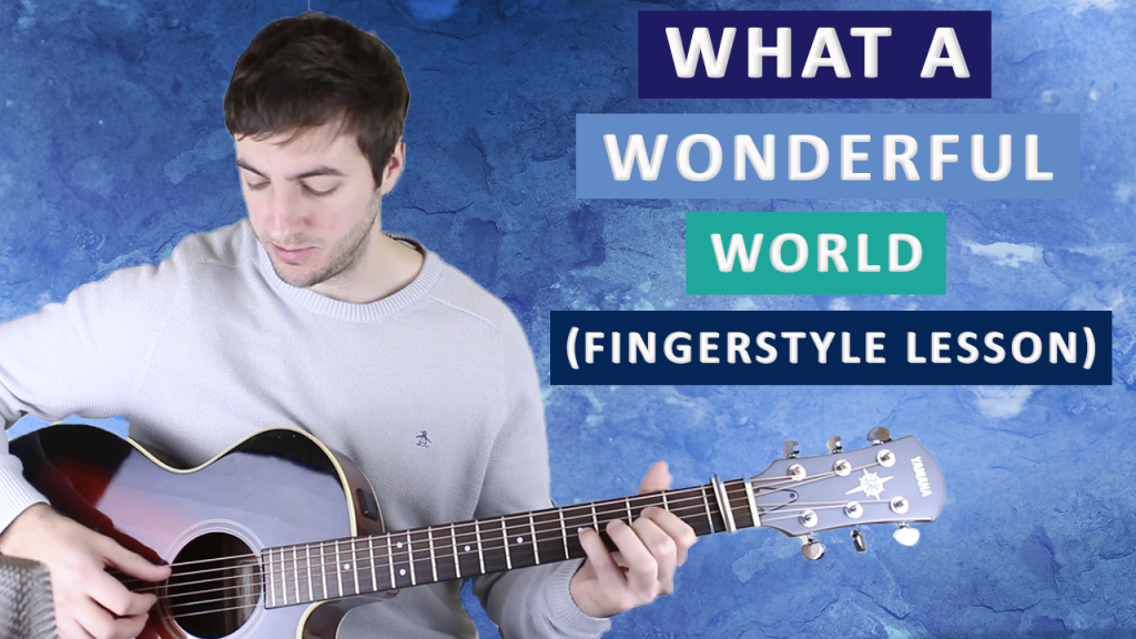 what a wonderful world guitar tab fingerstyle