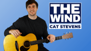 Learn to play The Wind by Cat Stevens on guitar - link to video lessons with tab available.