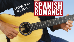 Learn how to play Spanish Romance on guitar - link to lesson and free tab.
