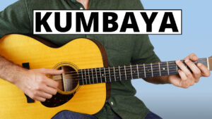 Learn how to play Kumbaya on guitar - link to lesson and free tab.