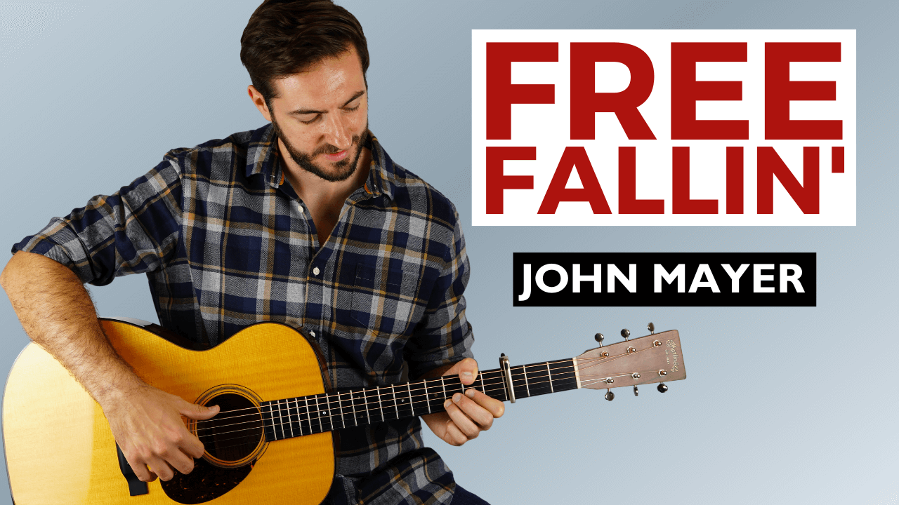 Guitar lesson for Free Falling by John Mayer