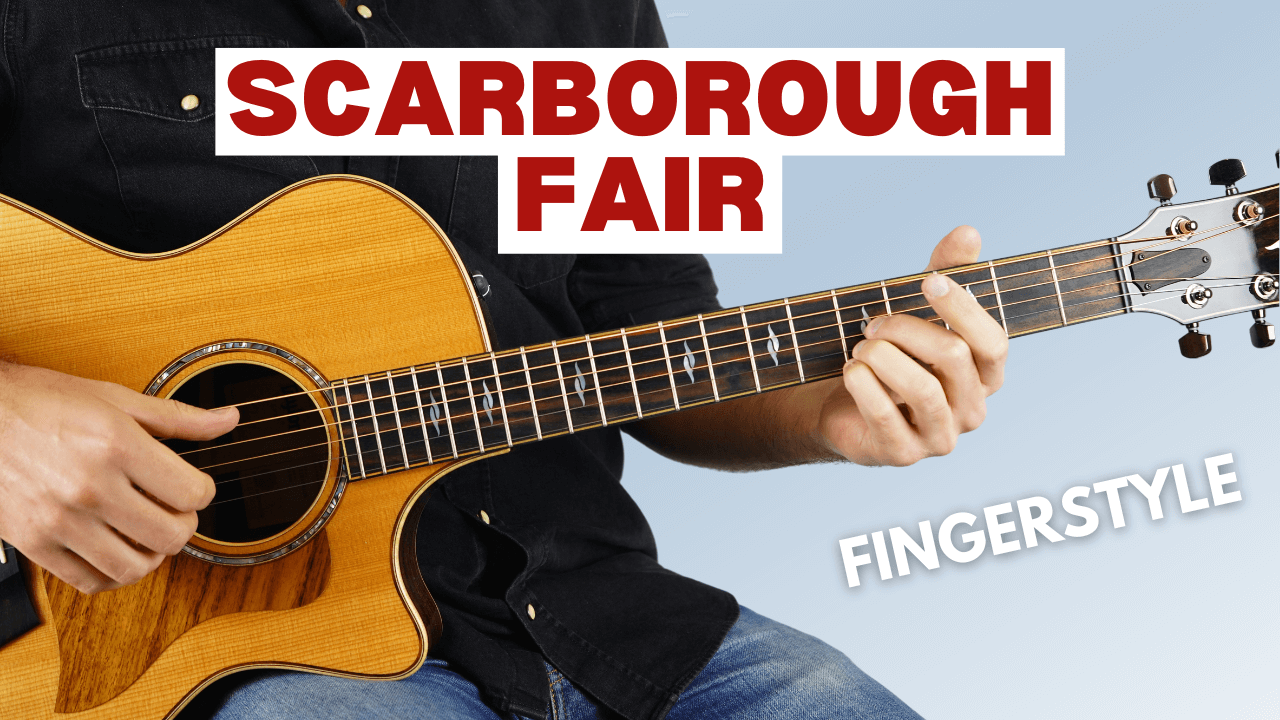 Scarborough Fair Beginner Fingerstyle Arrangement